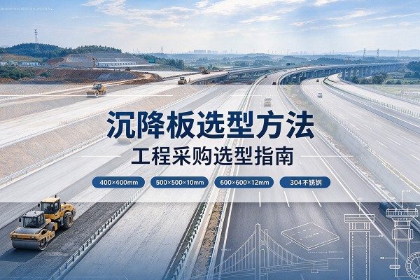博乐沉降板选择方法