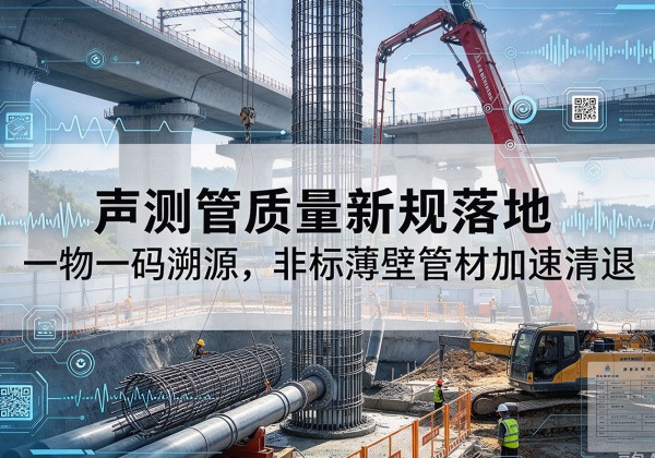 博乐声测管质量新规落地，一物一码溯源，非标薄壁管材加速清退