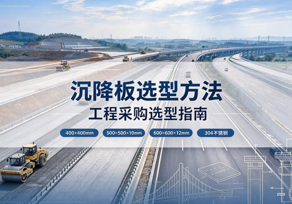 博乐沉降板选择方法